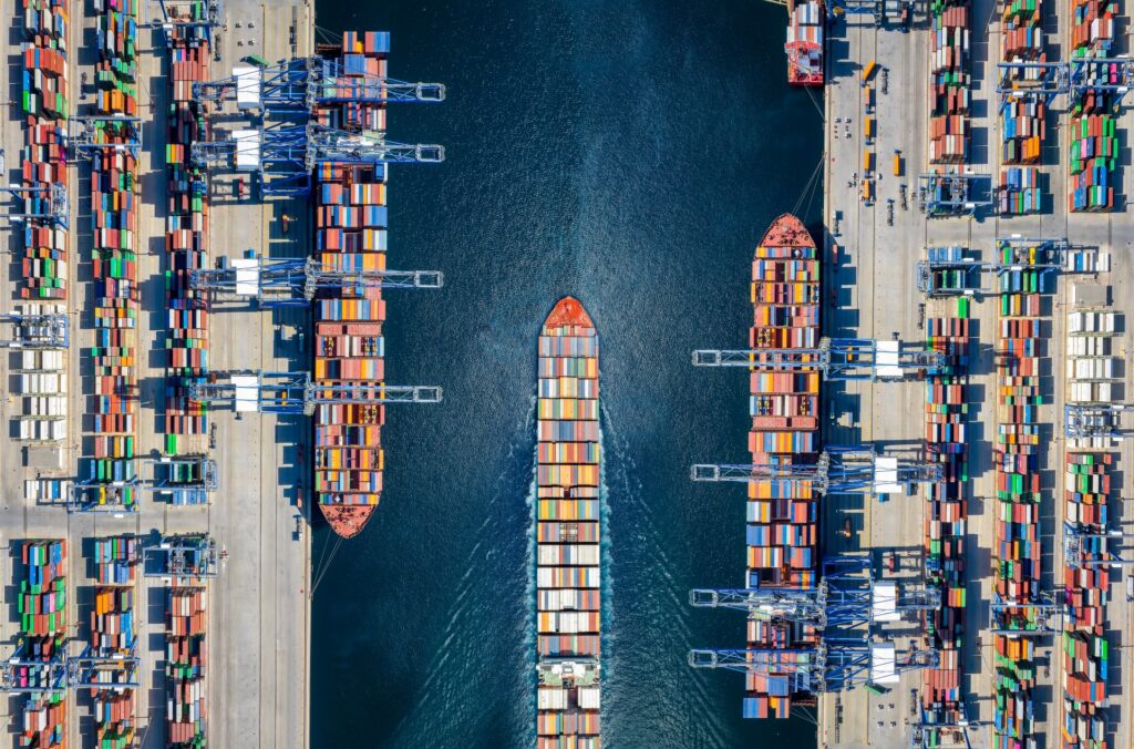 An image representing global trade